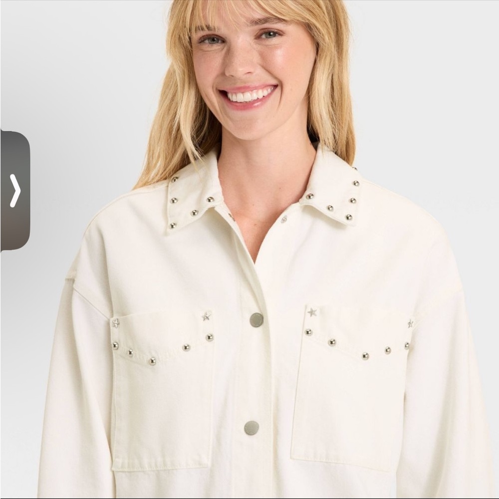 Universal Thread Women's Stud-Accent Utility Jack… - image 3